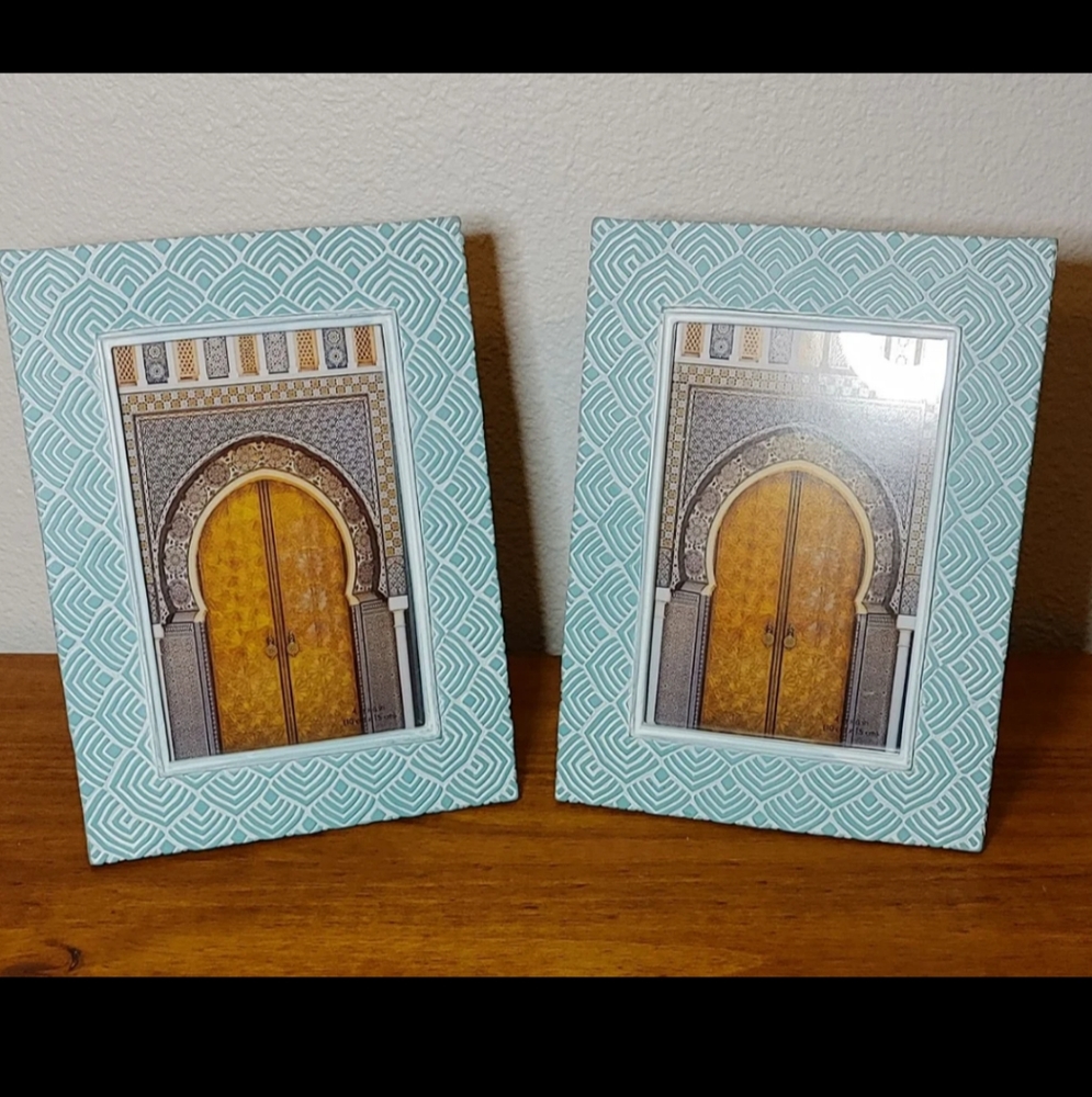 Isaac Jacobs 4"x6" picture frame set of 2